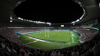 El estadio Tokio durante la Copa del Mundo de Rugby 2019