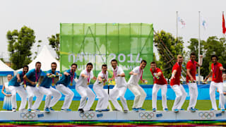 Gold medalists France of Men's Rugby Sevens Match