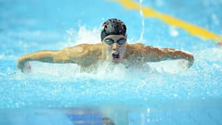 Benjamin Gratz of Hungary in the men's 200m individual medley 