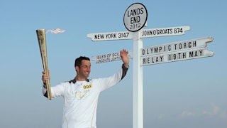 THE OLYMPIC TORCH RELAY - LAND'S END