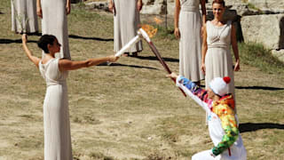 THE SOCHI OLYMPIC TORCH RELAY TAKES OFF