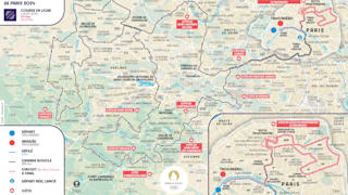 Cartes et profil des courses sur route olympiques