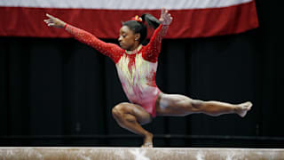 Simone Biles on Balance Beam