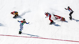 Moioli crosses finish line in PyeongChang 2018