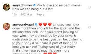 Amy Purdy, Viktoria Rebensburg comments