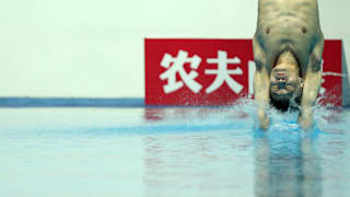 18th FINA World Swimming Championships - 3m / 10m Diving Team Event Final - Nambu University Municipal Aquatics Center, Gwangju, South Korea - July 16, 2019. Yang Jian of China competes. REUTERS/Antonio Bronic