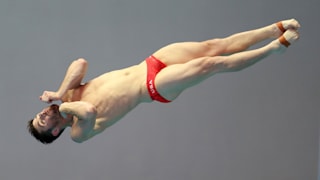 David Boudia of USA competes in the Men's 3m Springboard preliminary round on day six of the Gwangju 2019 FINA World Championships at Nambu International Aquatics Centre on July 17, 2019 in Gwangju, South Korea. (Photo by Catherine Ivill/Getty Images)