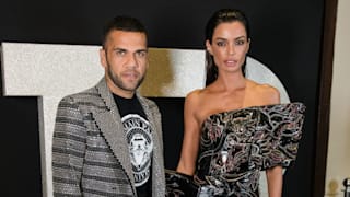 Dani Alves with Joana Sanz
