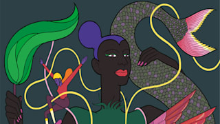 Paris 2024 art poster: Fanny Michaëlis, Olympus 2024