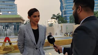 Deepika Padukone at the IOC Session opening ceremony in Mumbai.