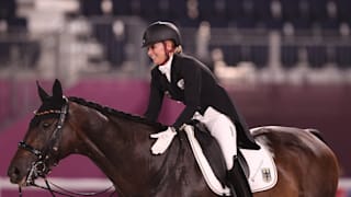 Jessica von Bredow-Werndl and Dalera at Tokyo 2020.