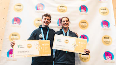 Oceania Sport Climbing Olympic Qualifier: New Zealand duo Tetzlaff and David win Speed titles to obtain Paris 2024 quotas - full results