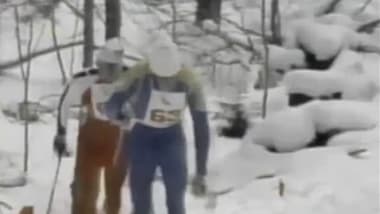 Olympic games Lake Placid 1980, downhill training: Urs Räber, Toni... News Photo - Getty Images