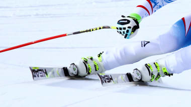 リンゼイ・ボン直筆サイン入り超 特大写真…Lindsey Vonn リンゼイ・ボン、滑降で金メダルを獲得 – バンクーバー2010