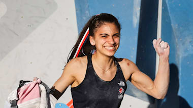 Natalia Grossman e Mejdi Schalck vincono le finali boulder della Coppa del mondo di arrampicata sportiva a Salt Lake City