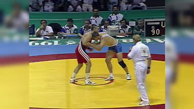 Fahrudin Hodžić vs Vyacheslav Oleynyk men's -90kg wrestling at