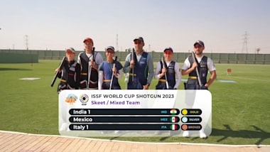 Highlights | Mixed Team Skeet Final | ISSF World Cup - Cairo