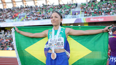 Leticia Oro Melo fecha Mundial de Atletismo para o Brasil com bronze surpreendente