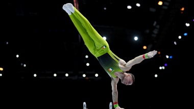 Artistic Gymnastics World Championships 2023: Rhys McClenaghan defends pommel horse world title with American Khoi Young taking silver