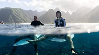 Welche Atlletinnen und Athleten des Teahupo'o Surfcamps werden nach Tahiti für die Spiele zurückkehren?