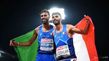 Tortu è bronzo europeo nei 200, doppietta azzurra Abdelwahed-Zoghlami sul podio dei 3000 siepi! | Risultati atletica Europei di Monaco 2022