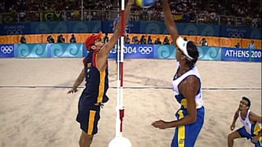 Santos and Rego Claim 1st Beach Volleyball Gold