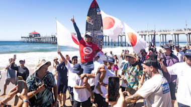 WATCH: 2022 ISA World Surfing Games - Day 8 finals action highlights as Paris 2024 qualifying berths decided on Saturday