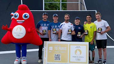 Atletas com vagas asseguradas em Paris 2024 através da Olympic Qualifier Series