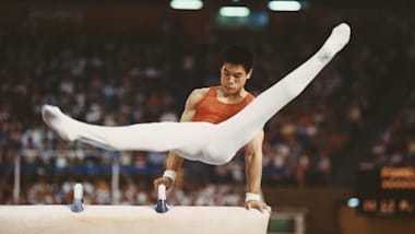 Los Angeles 1984 - Ning Li wins six gymnastics medals
