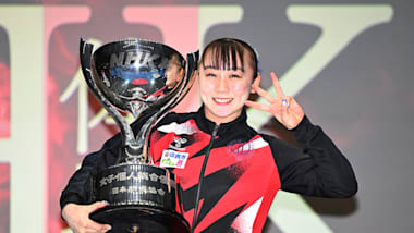 NHK Trophy 2024: Miyata Shoko romps to third successive women's title - and a gymnas...