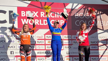 Mariana Pajon claims fairytale season-ending victory in Bogota - Joris Daudet bags back-to back wins in 2022 BMX Racing World Cups