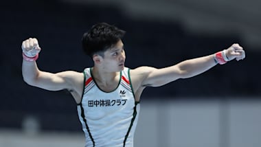 NHK Trophy 2024 gymnastics: Oka Shinnosuke leads after men's first day but drama sur...