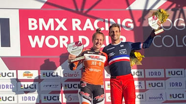 Laura Smulders takes overall women's title at the 2022 UCI BMX Racing World Cup in Bogota 