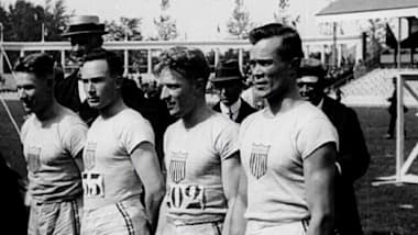 アメリカが男子4x100mで金 - 陸上競技|アントワープ1920ハイライト