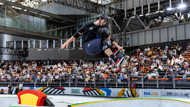 Skate do Brasil tem sete finalistas na Olympic Qualifier Series Xangai 2024