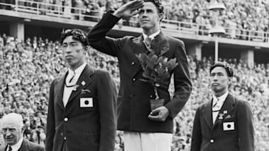 Jesse Owens nos Jogos Olímpicos de Verão de 1936