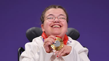 Boccia : Aurélie Aubert remporte la médaille d'or en catégorie BC1