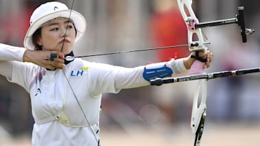 الرماية بالسهام | التصفيات الأولمبية الآسيوية | ربع نهائي - نهائي قوس معاكس سيدات | بانكوك