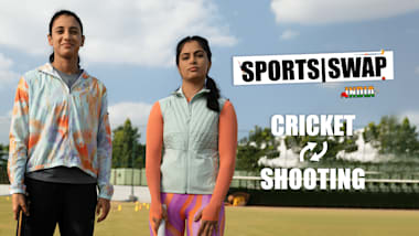 Tiro a segno vs Cricket con Manu Bhaker e Smriti Mandhana | Sports Swap India