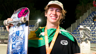 Luigi Cini é prata no Mundial de Skate Park 2023; Raicca Ventura é quarta na disputa feminina 