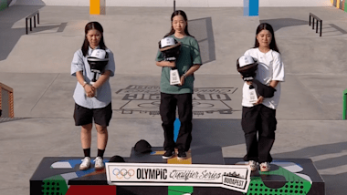 Skateboarding | Olympic Qualifier Series | Team Japan lock out top four in women's street finals