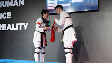 La campionessa olimpica Wu Jingyu vuole aggiungere il trofeo di Virtual Taekwondo alle Olympic Esports Series alle sue conquiste.