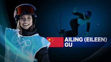 Ailing (Eileen) Gu: momentos de medalla de Beijing 2022﻿