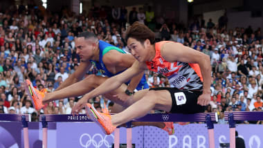 【陸上】サニブラウン　Team Hakim ユニフォーム　Lサイズ 青 陸上】サニブラウン Team Hakim ユニフォーム Lサイズ 青 陸上】サニ