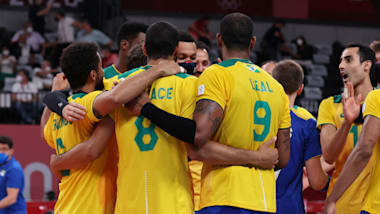 日本v巴西 - 男子四分之一决赛 - 排球 | 2020年东京奥运会回看