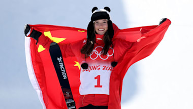 Esqui estilo livre halfpipe feminino final - com Ailing (Eileen) Gu - melhores momentos dos Jogos Olímpicos de Inverno