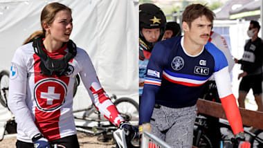 Zoé Claessens ends Laura Smulders' winning run at BMX Racing World Cup in Papendal, Sylvain André takes men's elite race