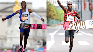 Kelvin Kiptum y Eliud Kipchoge: comparativa de tiempos del Maratón de Londres 2023 vs el récord del mundo