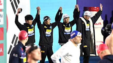 세계수영선수권 2024: 황선우·김우민 앞세운 경영 대표팀, 남자 계영 800m 은메달 획득...한국 최초 단체전 메달 쾌거 