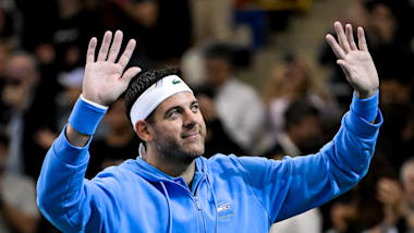 Juan Martin del Potro says goodbye to tennis with send-off from Novak Djokovic